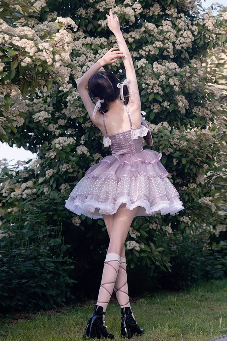 Purple Star Trail Multi-Layer Ballet Sweet JSK