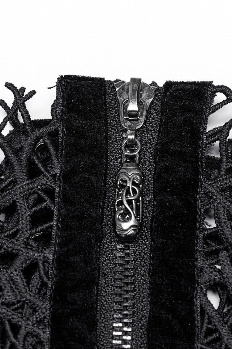 Women's Gothic Girdle with Hollow Mesh Design