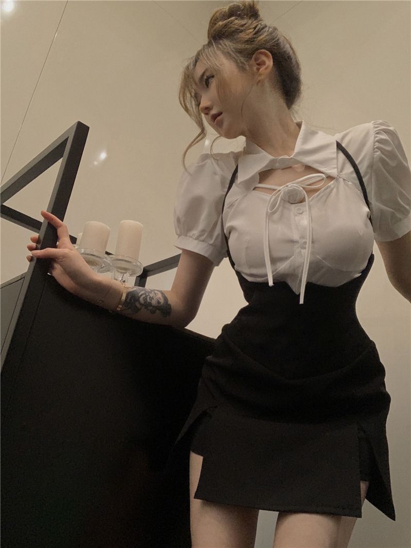 Top and Skirt Korean Fashion Outfit ON964 MK Kawaii Store