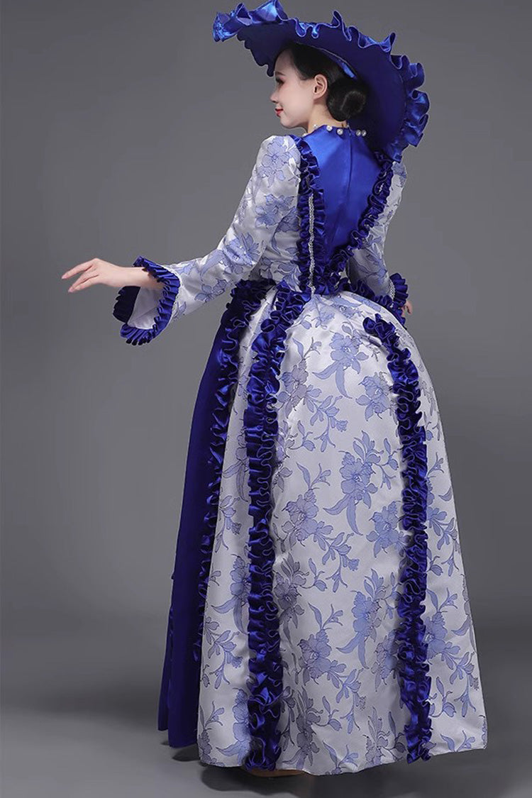 Victorian Princess Gown with Long Sleeves - Elegant