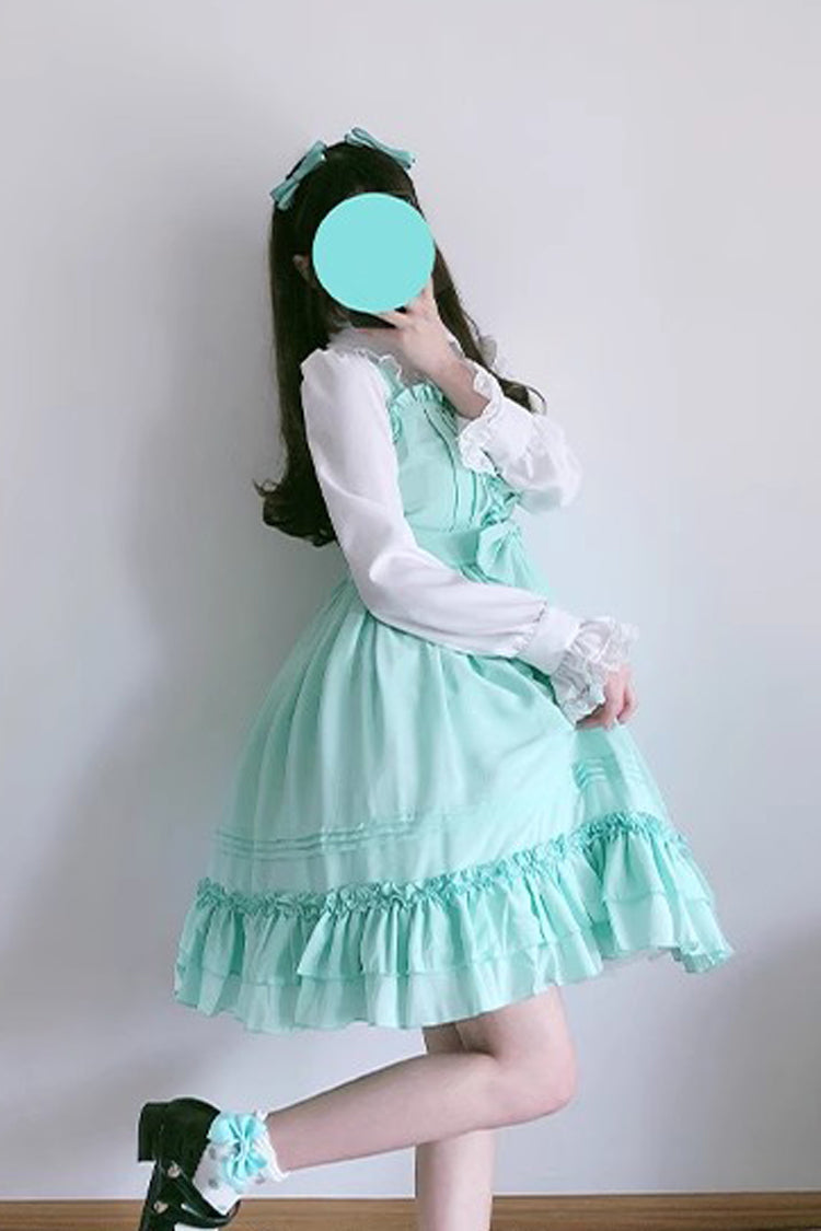 Ice Cream Bowknot Chiffon Sweet JSK Dress