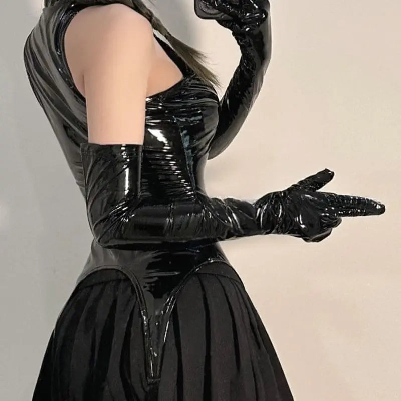Ensemble de tenue de reine diabolique noire mignonne ON836