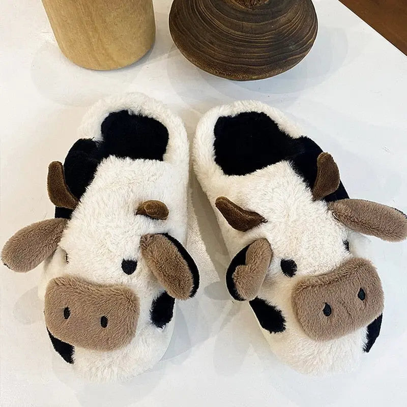 Pantoufles de vache à lait Kawaii Kimi