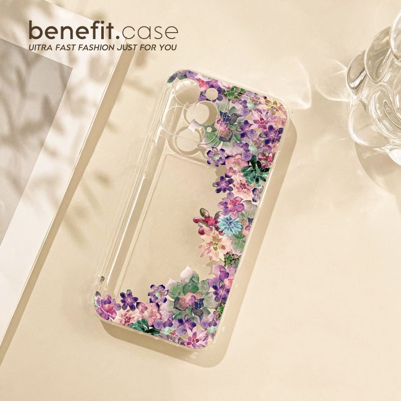 Flower Transparent Phone Case