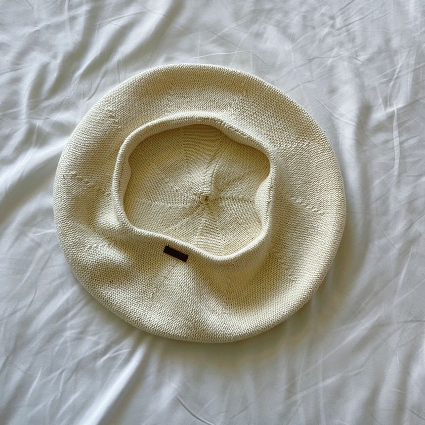 Cotton Beret Linen Plain Hat