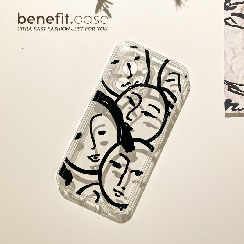 Case Transparent Print Phone