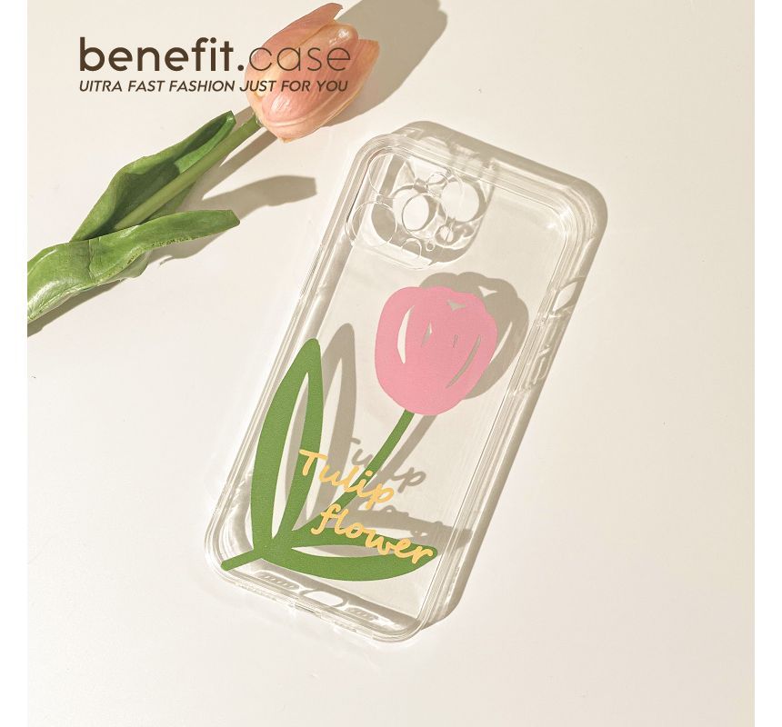 Phone Tulip Case Transparent