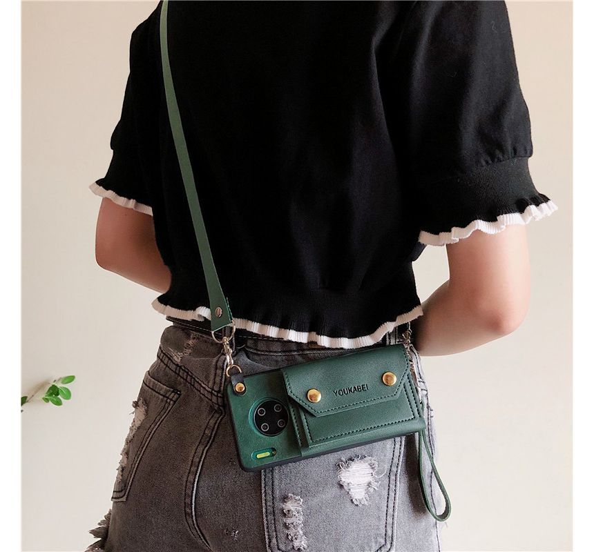 Case Leather Phone Purse Coin Faux