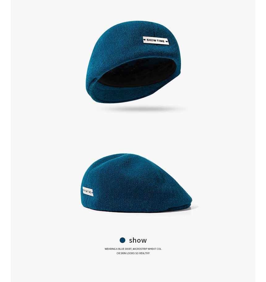 Detail Tag Beret Plain