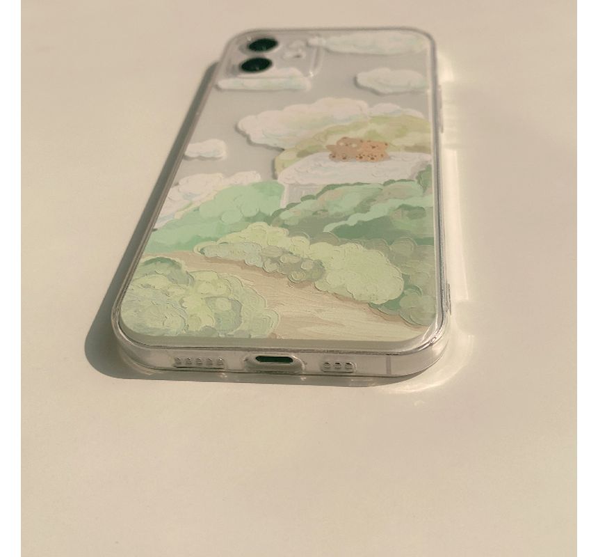 Phone Transparent Scenery Case