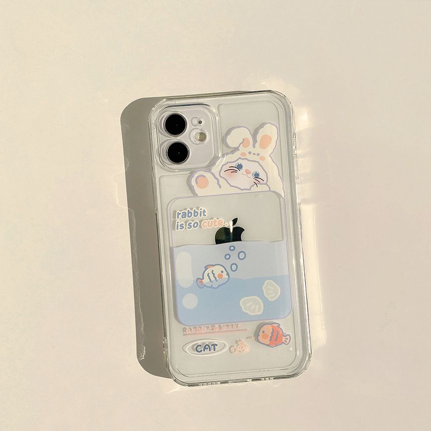 Phone Rabbit Transparent Case
