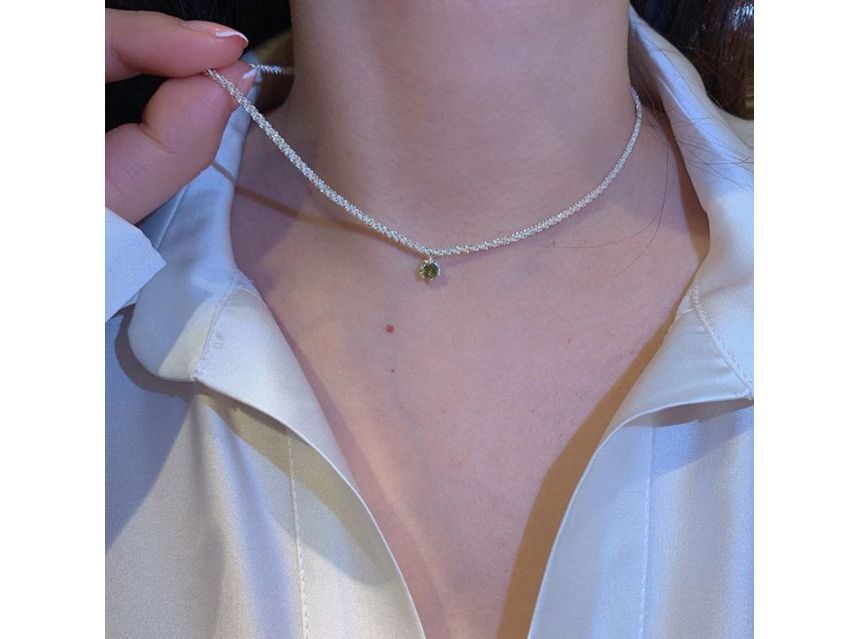 Choker Pendant Rhinestone Alloy