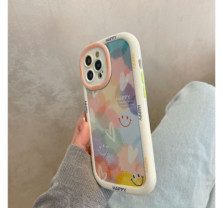 Case Heart Phone Smiley