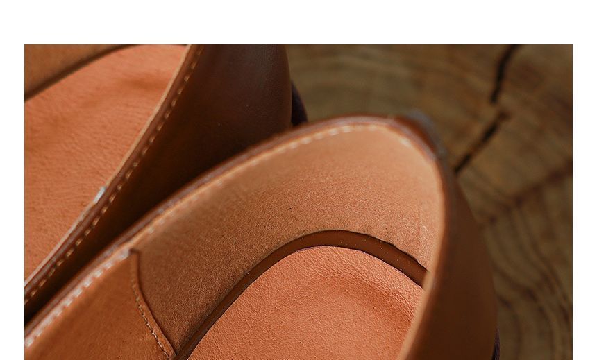 Loafers Heel Pointed Chunky