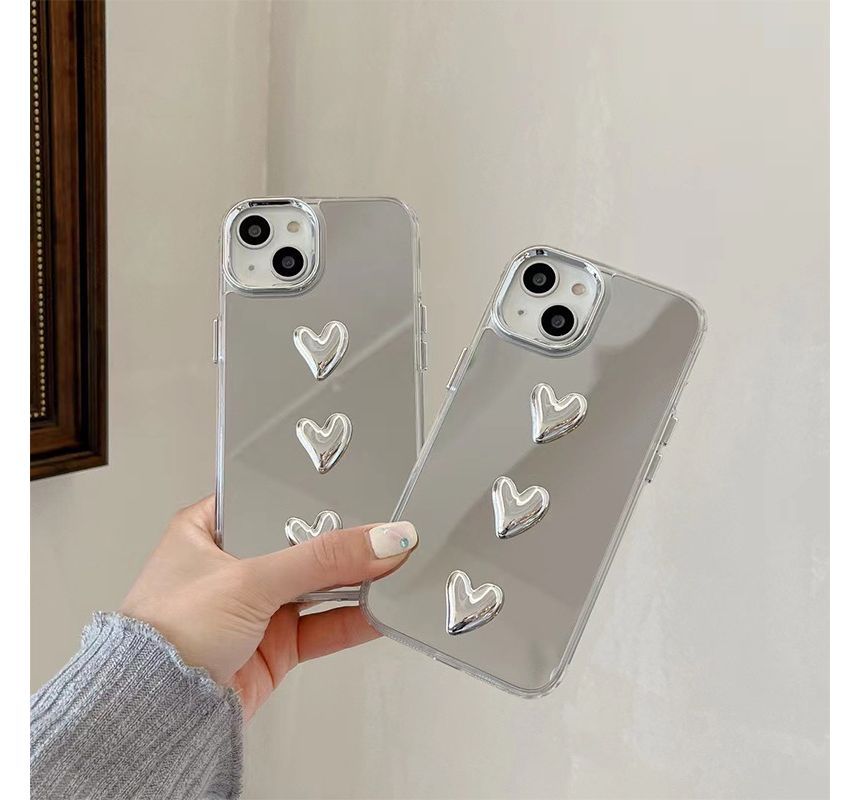 Mirrored Phone Heart Case