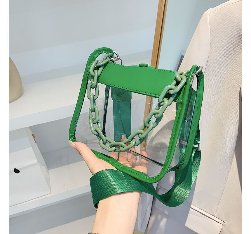 Chain Transparent Bag Crossbody