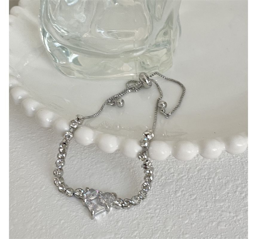 Bracelet Rhinestone Heart