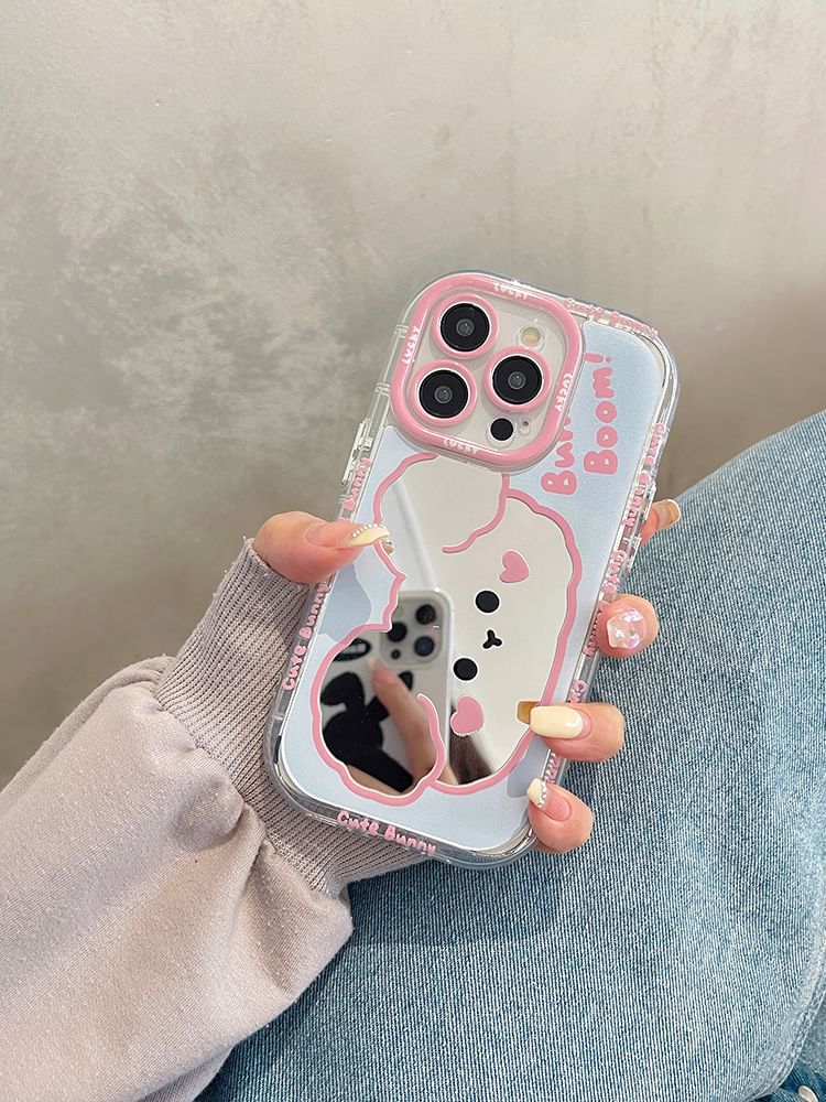 Mirrored Case Phone Dog