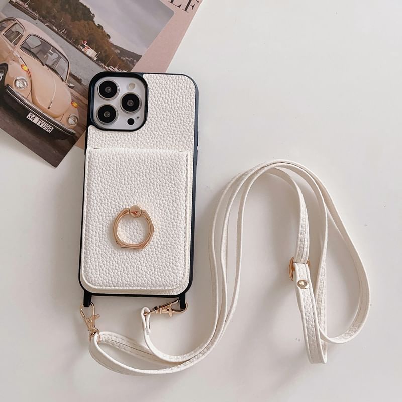 Phone Case Holder Faux Leather Card