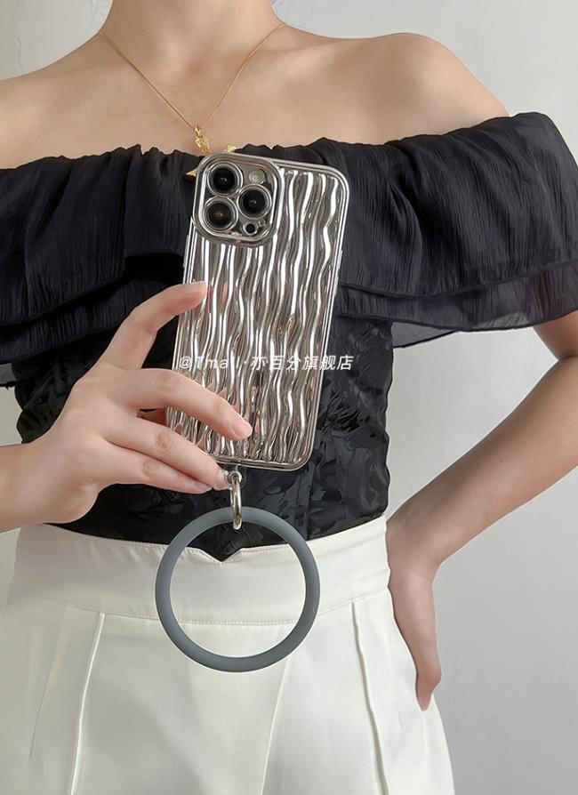 Phone Hoop Charm Case Textured