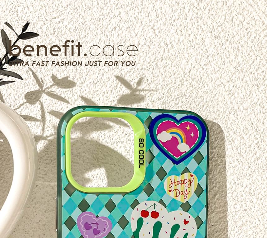 Case Argyle Star / Phone Heart