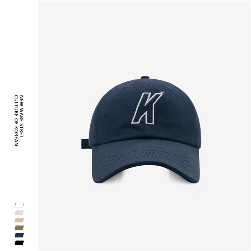 Embroidered Baseball Letter Cap
