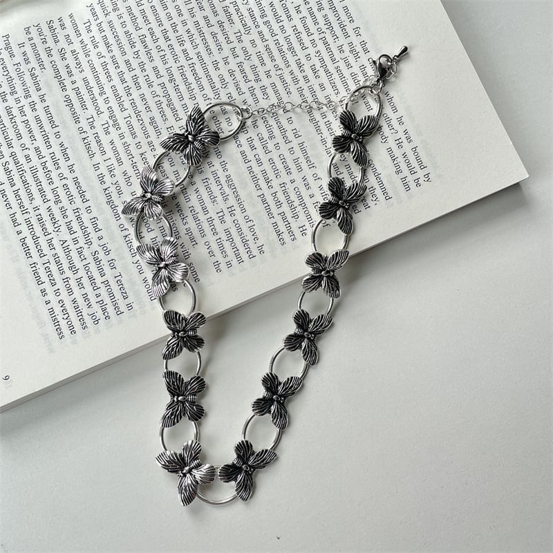 Chain Necklace Butterfly