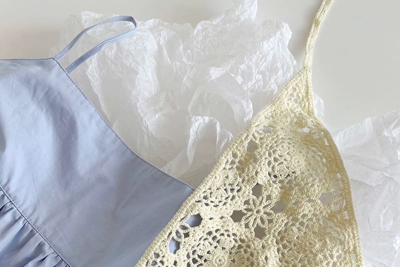 Knit Headkerchief Plain Crochet