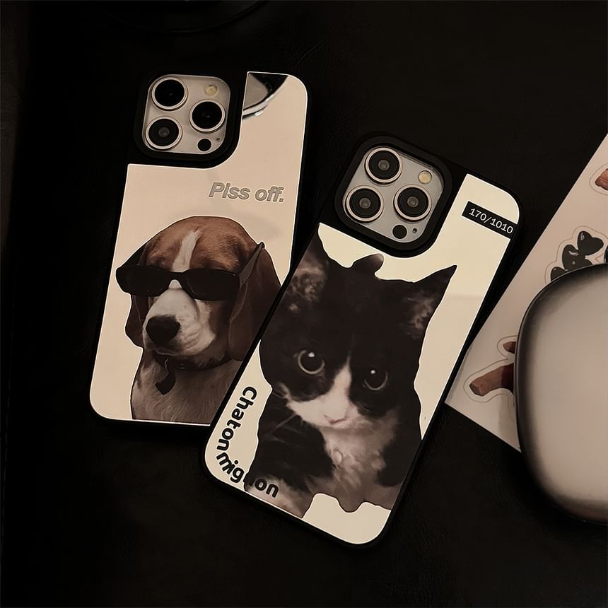 Case Mirrored Phone Animal