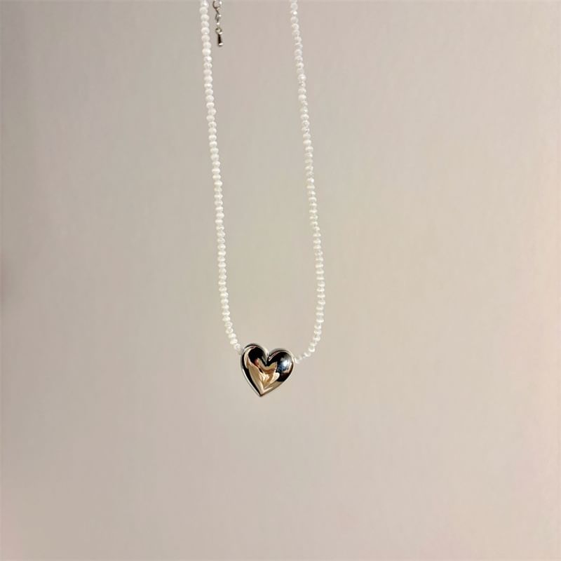 Heart Beaded Necklace