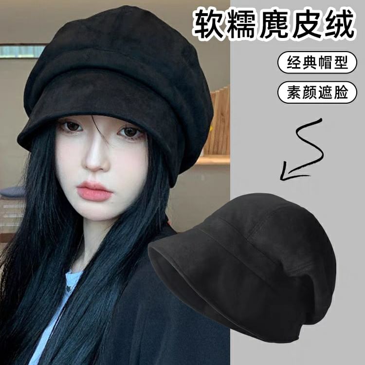 Newsboy Cap Cotton Plain