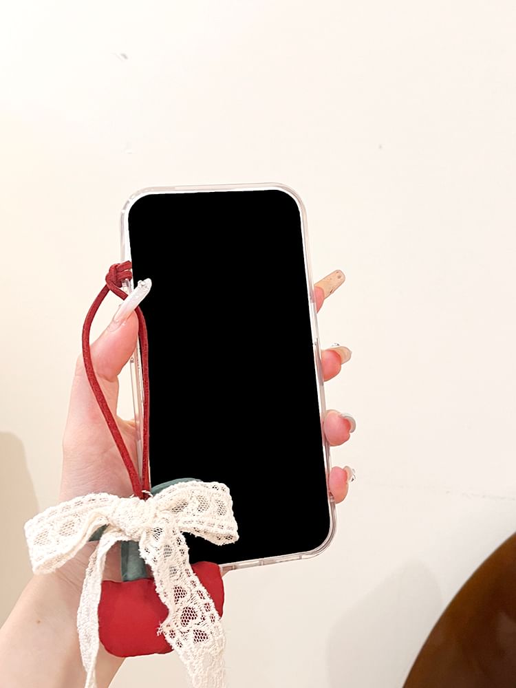 Dot Charm Phone Polka Cherry / Set Case