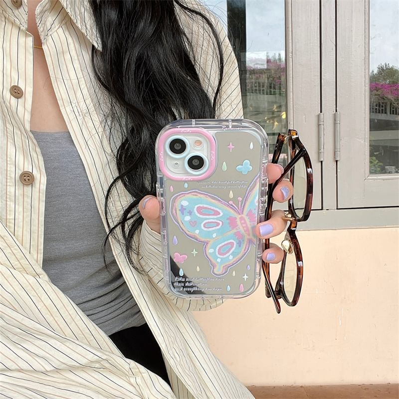 Phone Case Butterfly Mirrored Print