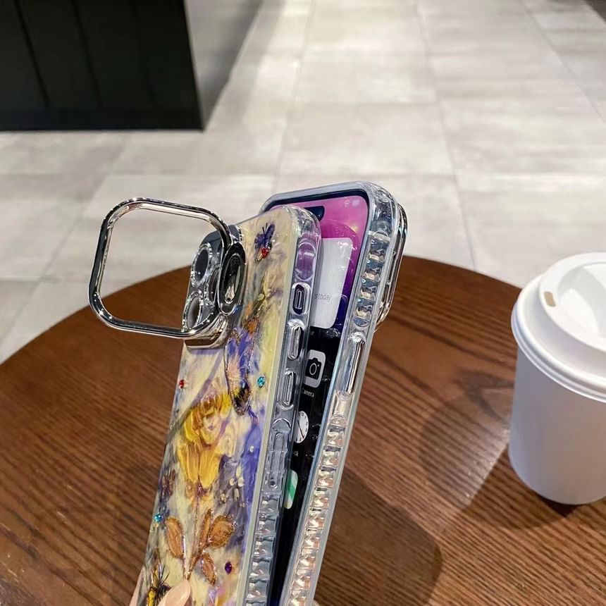 Flower Print Phone Case