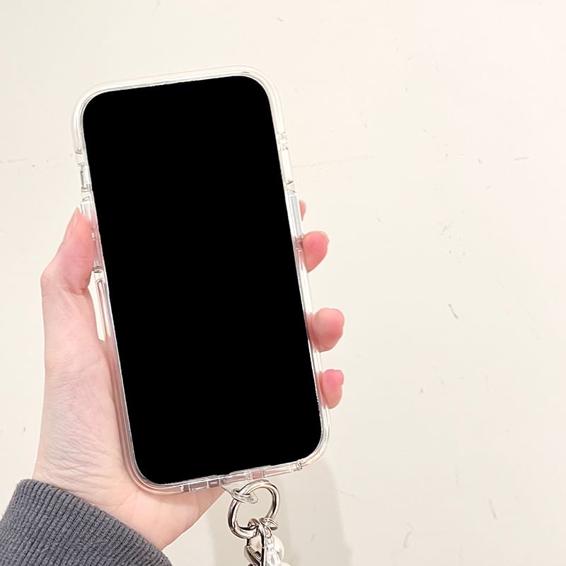 Pearl Phone Faux Panel Case Strap / Set