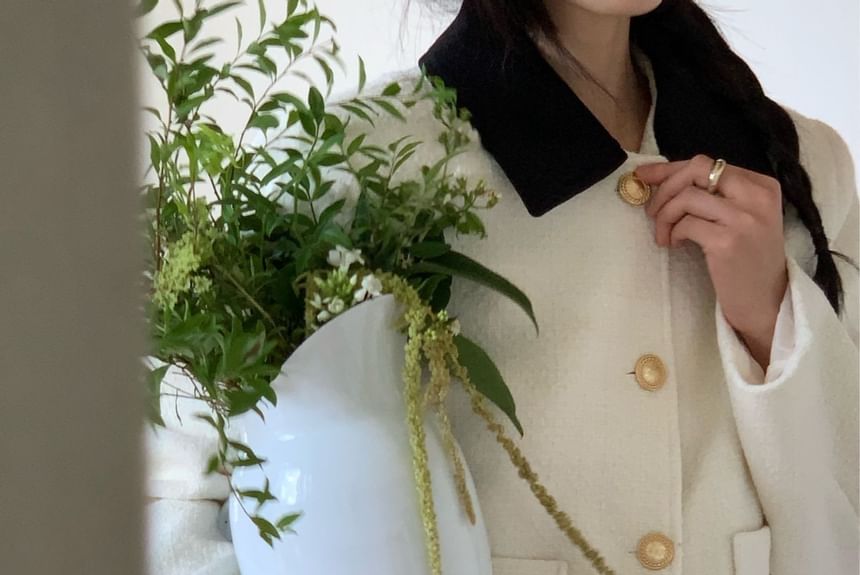 Two-Tone Tweed Jacket