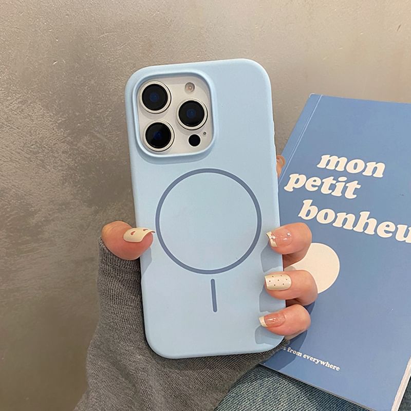 Phone Magnetic Case with Plain (Compatible MagSafe)