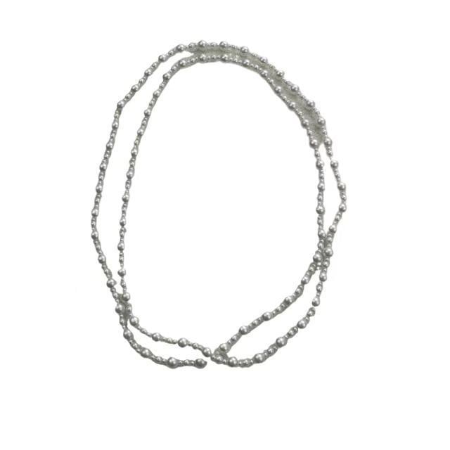 Pearl Layered Faux Beaded Necklace
