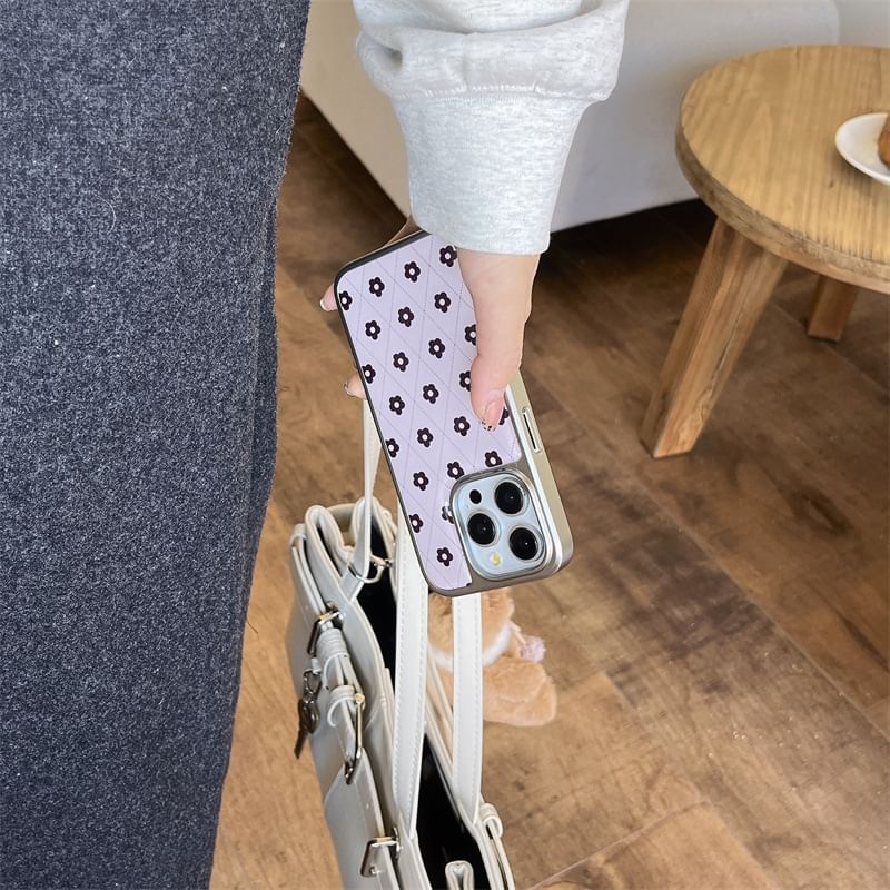 Argyle Phone Floral Case