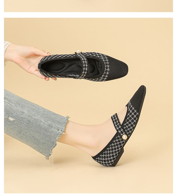 Knit Flats Patterned Jane Mary