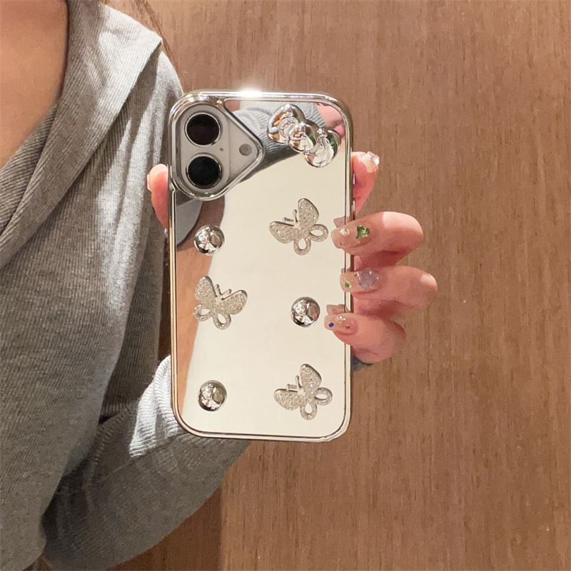 Strap Case / Butterfly Phone Set Mirrored
