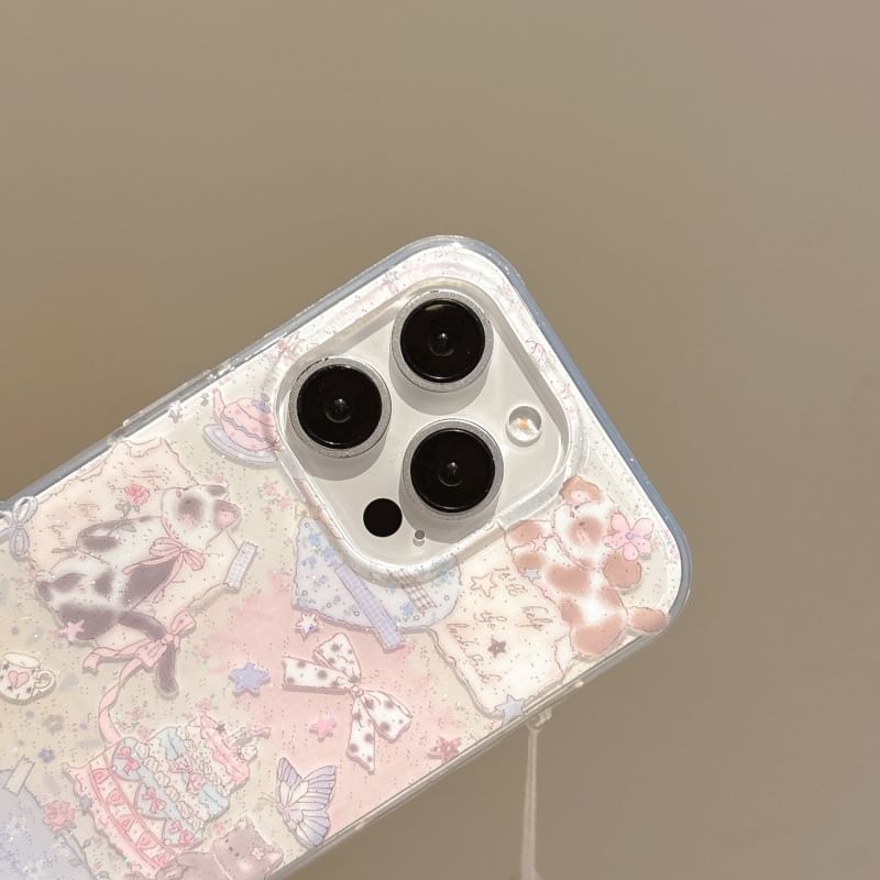 Phone Cat Case / Set Strap