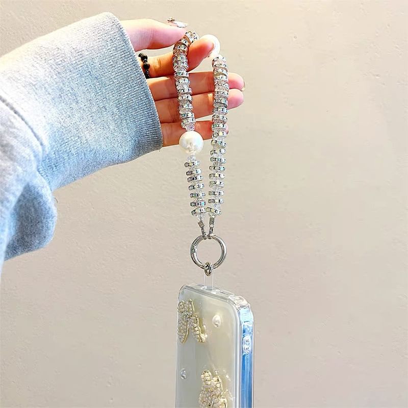 Butterfly iPhone Faux Pearl Case