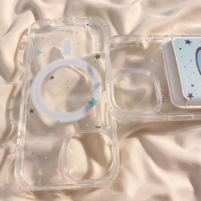 Magnetic Set (Compatible Star Phone Holder MagSafe) Card with Case /