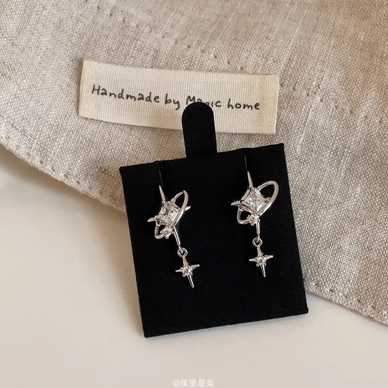 CZ Star Drop Earring