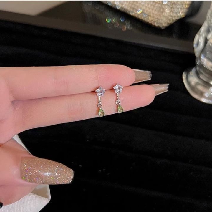 Drop Earring CZ Star
