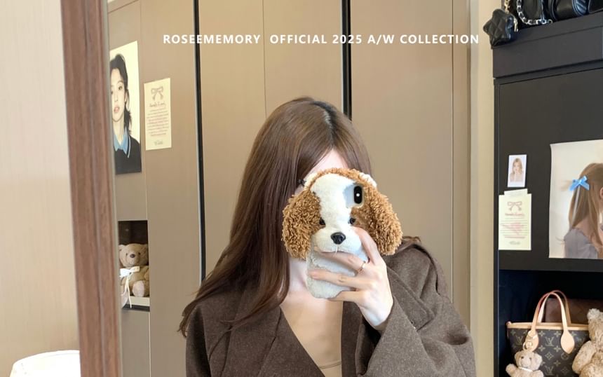 Plain Buckled Wool Jacket