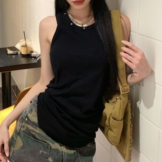 Studded Tank & Camo Pencil Skirt Set