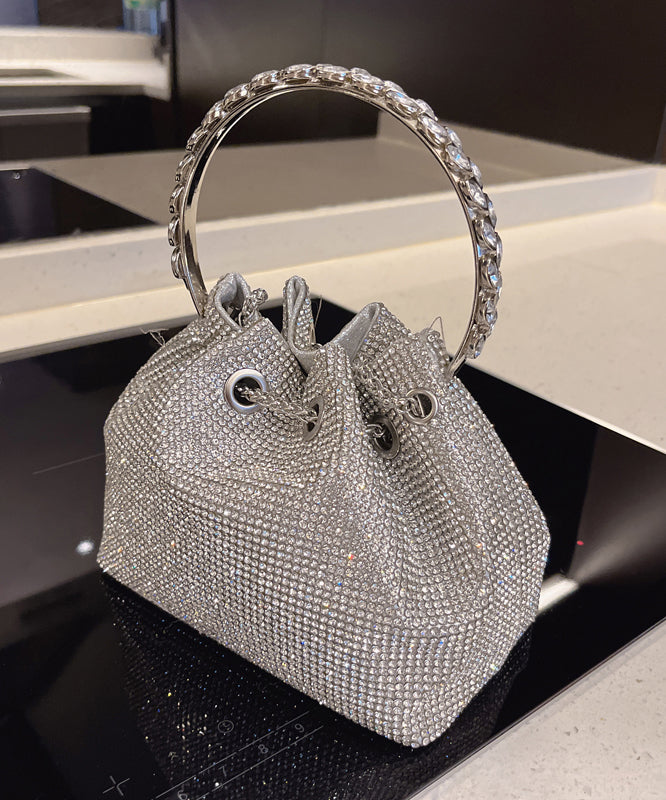 Metal Water Studded Bag Pouch Diamond Handmade New Glitter