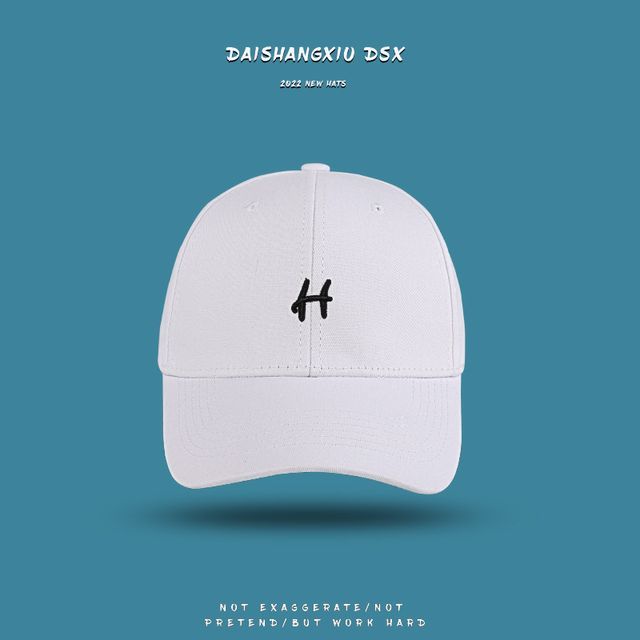 Lettering Embroidered Hat